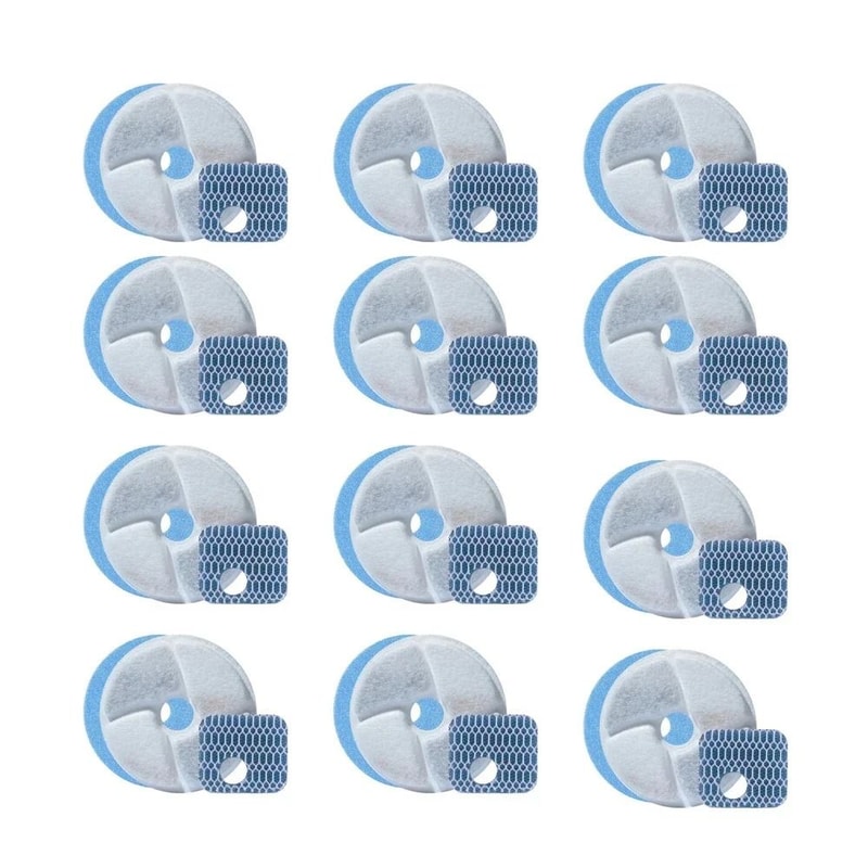 Cat Water Fountain Replacement Filters For Stainless Steel 2L Pet Dispensers Cleaner Drinking Water 4
