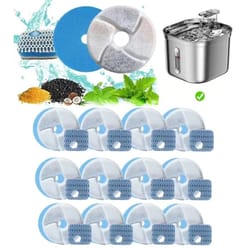 cat water fountain replacement filters for stainless steel 2l pet dispensers cleaner drinking water flow