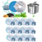Cat Water Fountain Replacement Filters For Stainless Steel 2L Pet Dispensers Cleaner Drinking Water 0