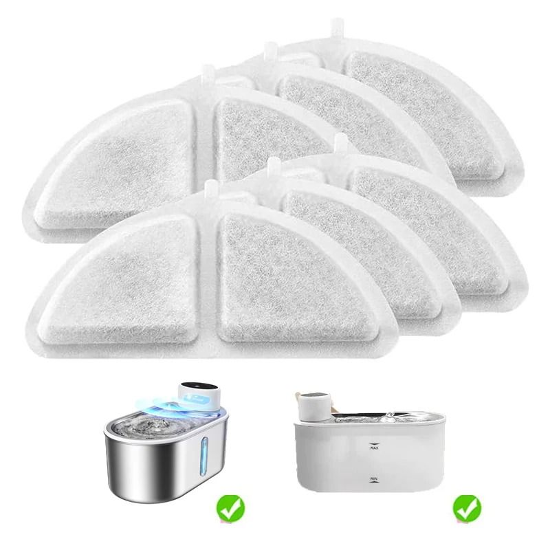 Activated Carbon Resin Cat Water Fountain Filter Element For Cleaner Dog Cat Dispenser Water 0