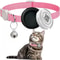 AirTag Cat Collar With QR ID Tag Reflective Breakaway Pet Tracker Holder 5