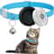 AirTag Cat Collar With QR ID Tag Reflective Breakaway Pet Tracker Holder 3