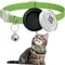 AirTag Cat Collar With QR ID Tag Reflective Breakaway Pet Tracker Holder 7