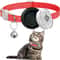 AirTag Cat Collar With QR ID Tag Reflective Breakaway Pet Tracker Holder 9