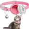 AirTag Cat Collar With QR ID Tag Reflective Breakaway Pet Tracker Holder 4