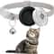 AirTag Cat Collar With QR ID Tag Reflective Breakaway Pet Tracker Holder 2