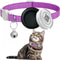 AirTag Cat Collar With QR ID Tag Reflective Breakaway Pet Tracker Holder 1