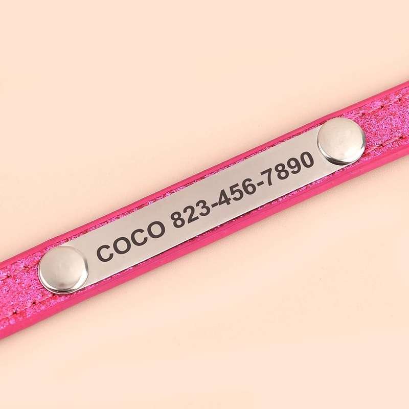 Personalized Cat Collar With Engraved ID Tag For Kittens And Small Dogs 11