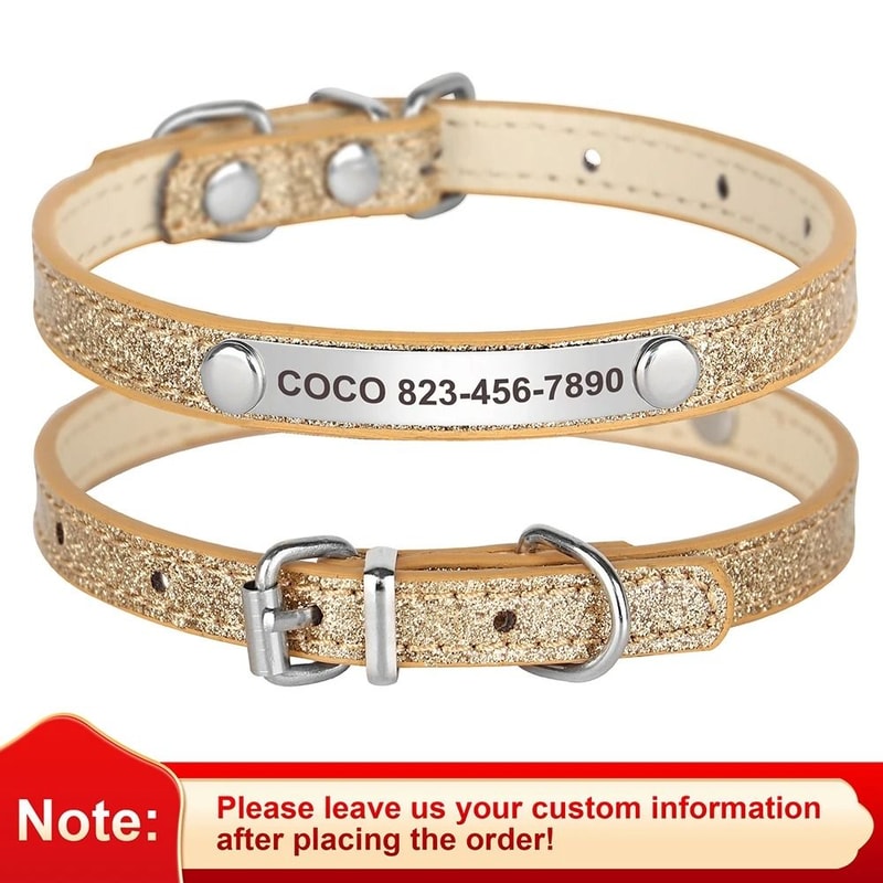 Personalized Cat Collar With Engraved ID Tag For Kittens And Small Dogs 9