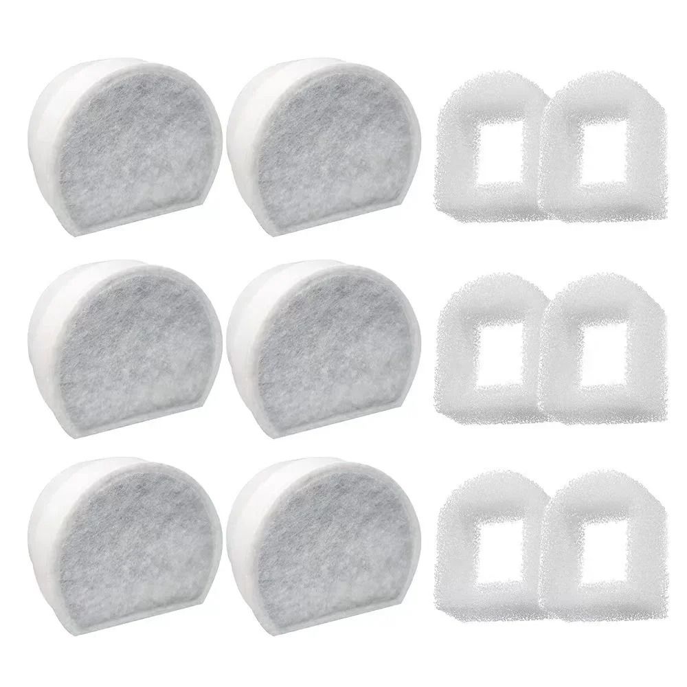 Pet Fountain Filters Replacement Set For PetSafe Avalon Pagoda Sedona 1