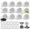 Pet Fountain Filters Replacement Set For PetSafe Avalon Pagoda Sedona 0