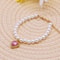 Pearl Pet Collar Necklace For Dogs Cats And Puppies 1