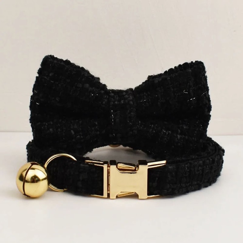 Personalized Cat Collar And Leash Set With Bell And Engraved ID Tag 11