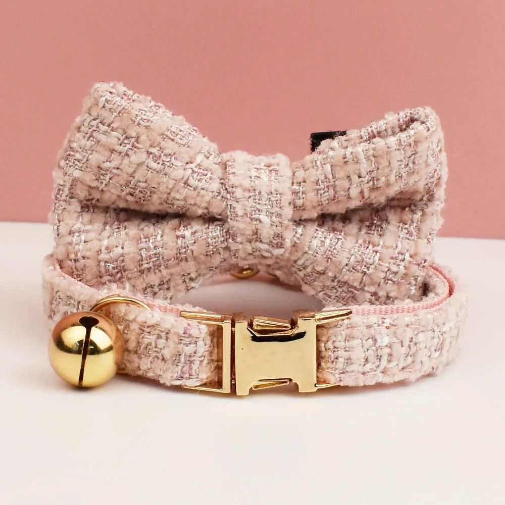 Personalized Cat Collar And Leash Set With Bell And Engraved ID Tag 13