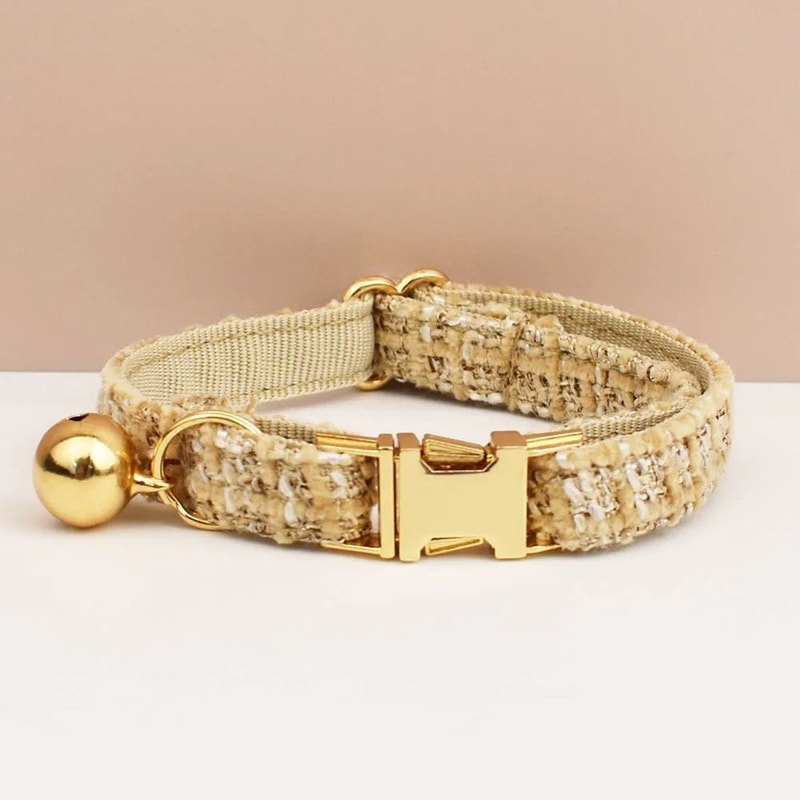 Personalized Cat Collar And Leash Set With Bell And Engraved ID Tag 10