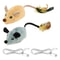 Rechargeable Interactive Cat Mouse Toy With LED Glow And Remote Control 5