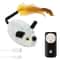 Rechargeable Interactive Cat Mouse Toy With LED Glow And Remote Control 4