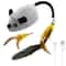 Rechargeable Interactive Cat Mouse Toy With LED Glow And Remote Control 1