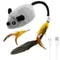 Rechargeable Interactive Cat Mouse Toy With LED Glow And Remote Control 1