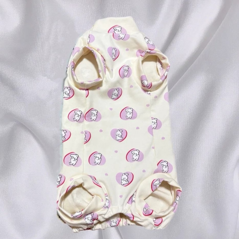 Cotton Sphynx Cat Jumpsuit Short Sleeve Shirt For Devon Rex Kittens 8