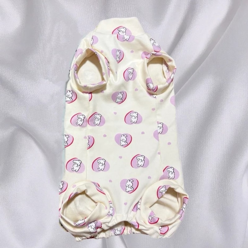 Cotton Sphynx Cat Jumpsuit Short Sleeve Shirt For Devon Rex Kittens 8