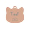 Custom Stainless Steel Cat Name Tag Engraved Pet ID Pendant 15