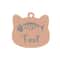 Custom Stainless Steel Cat Name Tag Engraved Pet ID Pendant 18