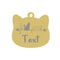 Custom Stainless Steel Cat Name Tag Engraved Pet ID Pendant 19
