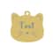 Custom Stainless Steel Cat Name Tag Engraved Pet ID Pendant 20