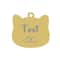 Custom Stainless Steel Cat Name Tag Engraved Pet ID Pendant 21