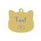 Custom Stainless Steel Cat Name Tag Engraved Pet ID Pendant 21