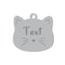 Custom Stainless Steel Cat Name Tag Engraved Pet ID Pendant 9