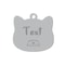 Custom Stainless Steel Cat Name Tag Engraved Pet ID Pendant 7