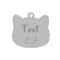 Custom Stainless Steel Cat Name Tag Engraved Pet ID Pendant 10
