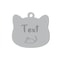 Custom Stainless Steel Cat Name Tag Engraved Pet ID Pendant 10