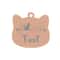 Custom Stainless Steel Cat Name Tag Engraved Pet ID Pendant 14