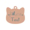 Custom Stainless Steel Cat Name Tag Engraved Pet ID Pendant 14