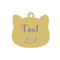 Custom Stainless Steel Cat Name Tag Engraved Pet ID Pendant 22