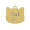 Custom Stainless Steel Cat Name Tag Engraved Pet ID Pendant 23