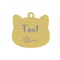 Custom Stainless Steel Cat Name Tag Engraved Pet ID Pendant 23
