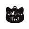 Custom Stainless Steel Cat Name Tag Engraved Pet ID Pendant 3