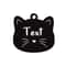 Custom Stainless Steel Cat Name Tag Engraved Pet ID Pendant 5