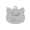 Custom Stainless Steel Cat Name Tag Engraved Pet ID Pendant 12