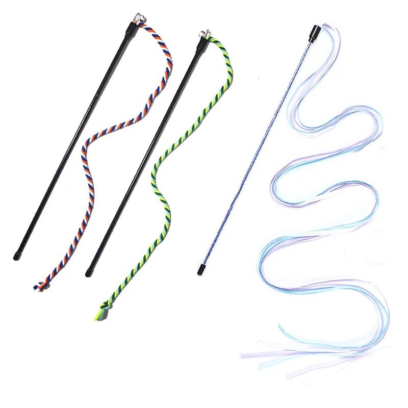 Interactive Cat Teaser Wand With Rope For Chewing And Chasing 6