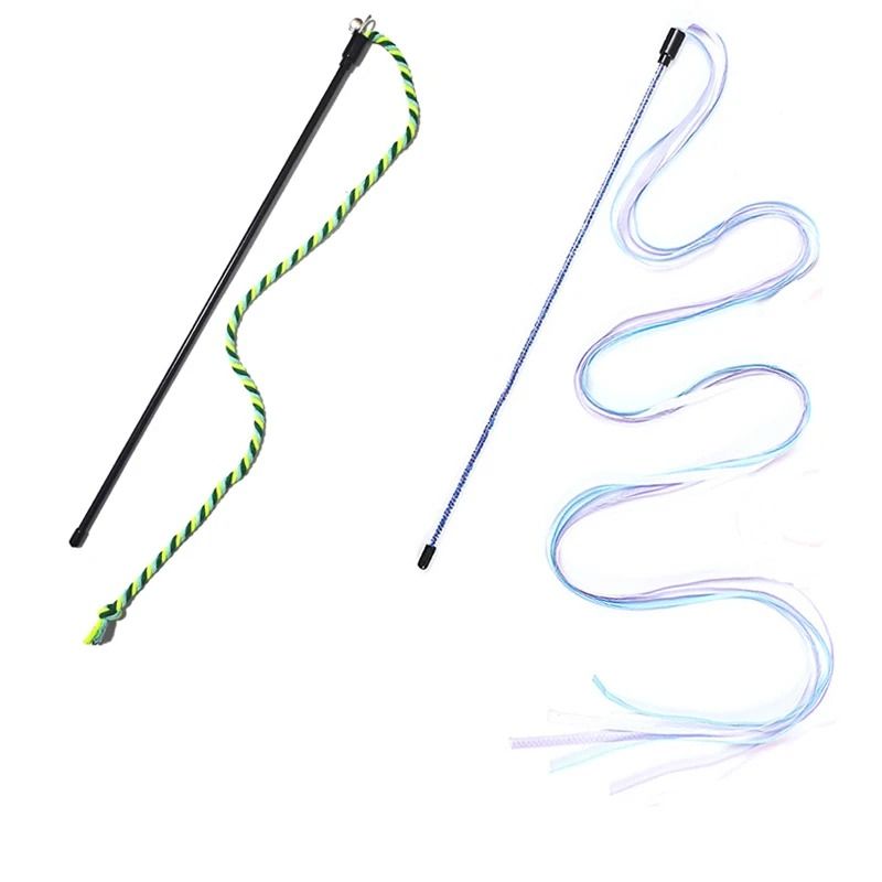Interactive Cat Teaser Wand With Rope For Chewing And Chasing 5