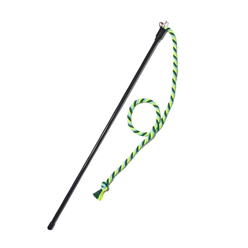 Interactive Cat Teaser Wand With Rope For Chewing And Chasing 1
