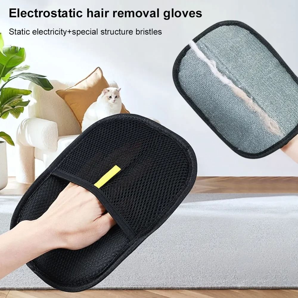 Pet Hair Remover Mitt Deshedding Glove For Cats And Dogs 5