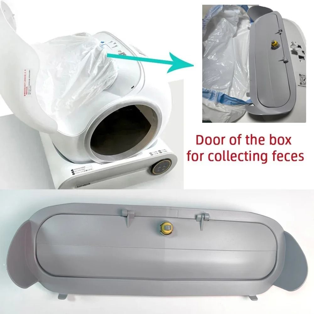 Automatic Cat Litter Box Filter Bin Door Replacement Accessory 6
