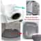 Automatic Cat Litter Box Filter Bin Door Replacement Accessory 7