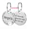 Stainless Steel Engraved Pet ID Tag Diamond Pendant For Cats And Dogs 9